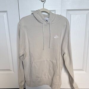 Nike Men's Light Gray Hoodie